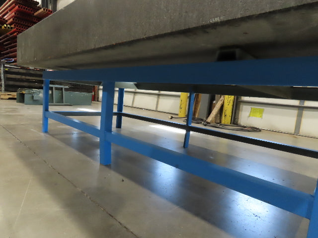 Surface Inspection Granite Plate 96x48x10" Table Grade B Type 8x4' Dark Gray
