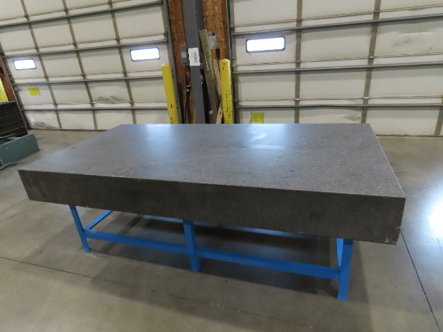 Surface Inspection Granite Plate 96x48x10" Table Grade B Type 8x4' Dark Gray