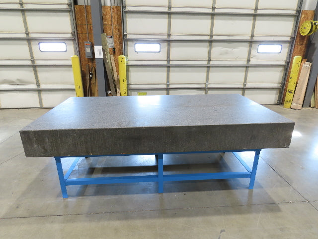 Surface Inspection Granite Plate 96x48x10" Table Grade B Type 8x4' Dark Gray