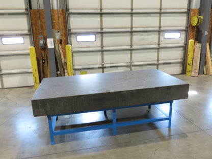 Surface Inspection Granite Plate 96x48x10" Table Grade B Type 8x4' Dark Gray