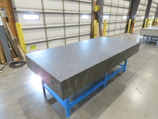 Surface Inspection Granite Plate 96x48x10" Table Grade B Type 8x4' Dark Gray