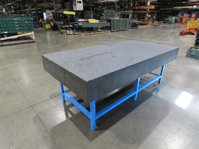 Surface Inspection Granite Plate 96x48x10" Table Grade B Type 8x4' Dark Gray