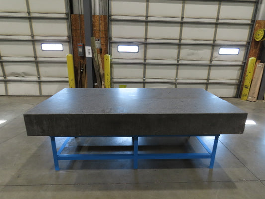 Surface Inspection Granite Plate 96x48x10" Table Grade B Type 8x4' Dark Gray