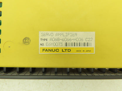 Fanuc A06B-6066-H006 Fanuc Servo Amplifier C Series