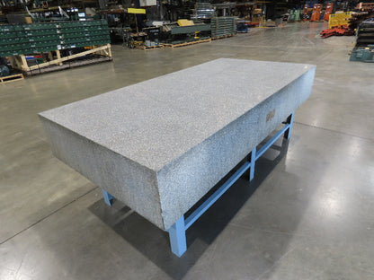 Rock of Ages 4x8' Granite Surface Inspection Plate Table 96x48x14" Layout