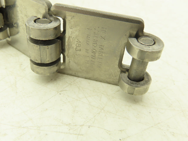 Rexnord SSR 812-K125 Opti-Plus 1.25" Stainless TableTop Conveyor Chain 10'