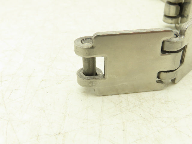 Rexnord SSR 812-K125 Opti-Plus 1.25" Stainless TableTop Conveyor Chain 10'