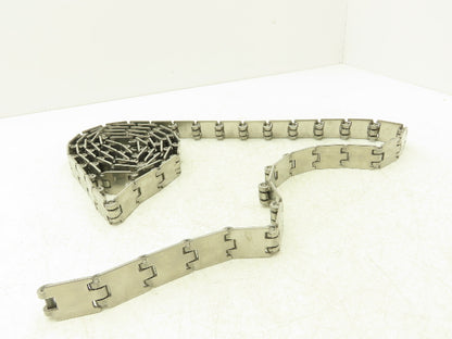 Rexnord SSR 812-K125 Opti-Plus 1.25" Stainless TableTop Conveyor Chain 10'