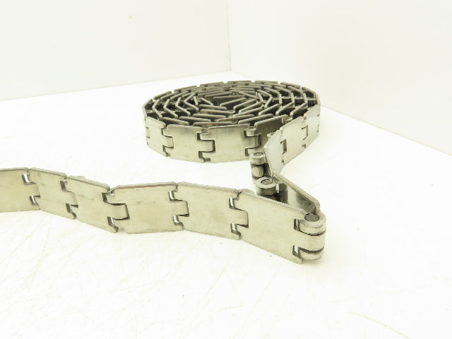 MCC/Rexnord 60S11 SSR812 1.25" Stainless TableTop Conveyor Chain 19' Lot of 2pcs