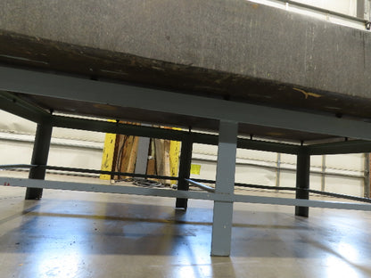4x8' Granite Surface Inspection Plate Table 96x48x10" Grade B Type Dark Gray