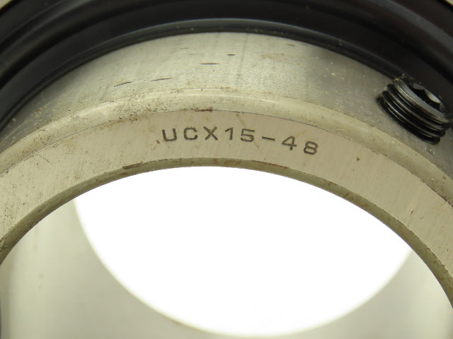 AMI UCPX15-48 Pillow Block Bearing 3" Bore 2 Bolt Base Cast Iron Medium Duty