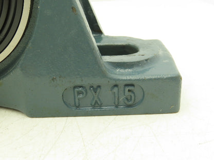 AMI UCPX15-48 Pillow Block Bearing 3" Bore 2 Bolt Base Cast Iron Medium Duty