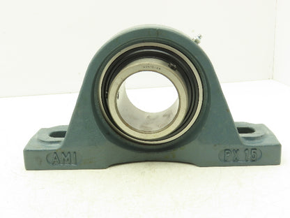 AMI UCPX15-48 Pillow Block Bearing 3" Bore 2 Bolt Base Cast Iron Medium Duty