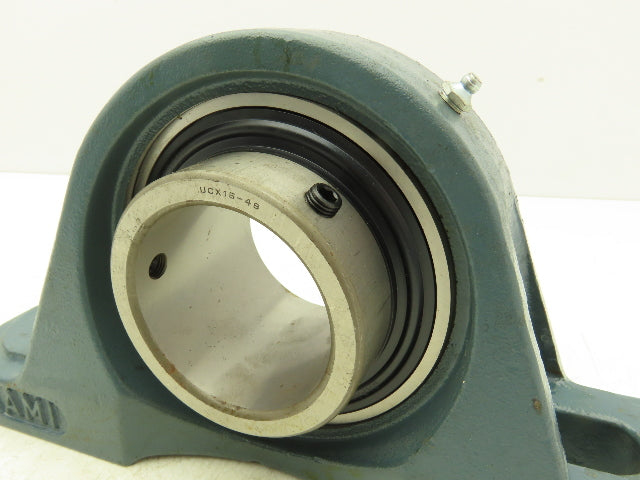 AMI UCPX15-48 Pillow Block Bearing 3" Bore 2 Bolt Base Cast Iron Medium Duty