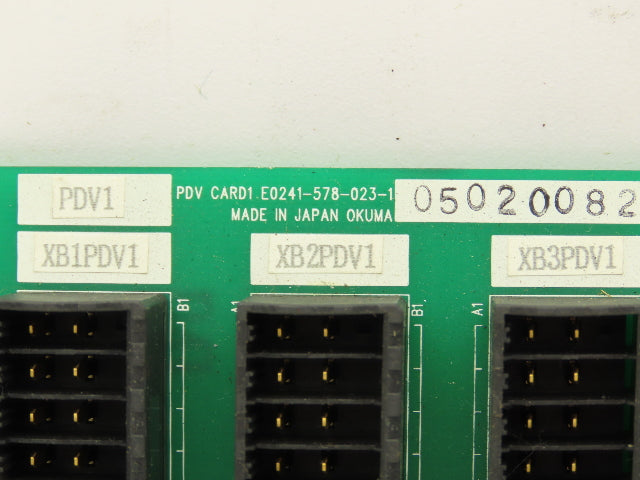 Okuma E0241-578-023-1 PVD PCB Card Adaptor Module Din Rail Mount Lot of 3