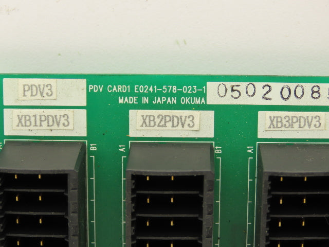 Okuma E0241-578-023-1 PVD PCB Card Adaptor Module Din Rail Mount Lot of 3