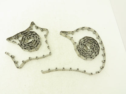 MCC/Rexnord 60S11 SSR812 1.25" Stainless TableTop Conveyor Chain 14' Lot of 2Pcs