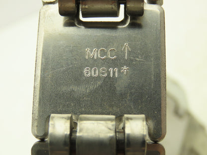 MCC/Rexnord 60S11 SSR812 1.25" Stainless TableTop Conveyor Chain 14' Lot of 2Pcs