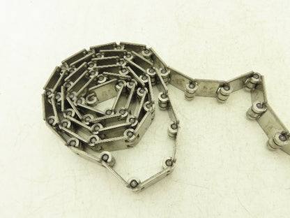 MCC/Rexnord 60S11 SSR812 1.25" Stainless TableTop Conveyor Chain 14' Lot of 2Pcs