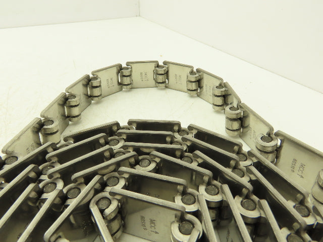 MCC/Rexnord 60S11 SSR812 1.25" Stainless TableTop Conveyor Chain 14' Lot of 2Pcs