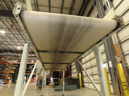 EMI Plastics 35"x 14' Portable Belt Conveyor 29"Bed 230/460V 160FPM 48"Adj Ht