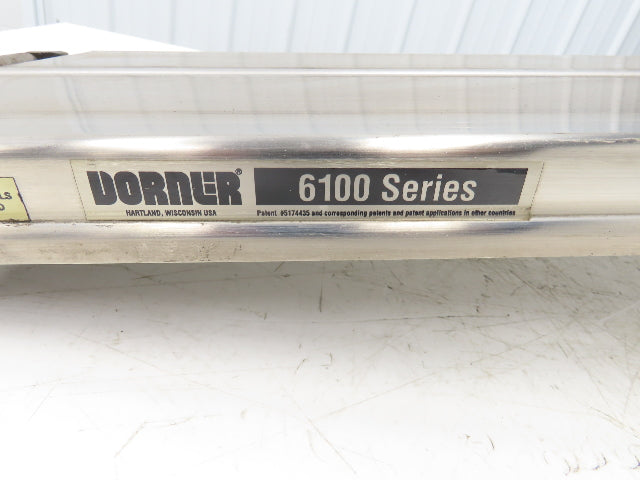Dorner 6100 Series 12"W x 36"L Flat Belt Conveyor 115V 1PH End Drive 70fpm 900mm