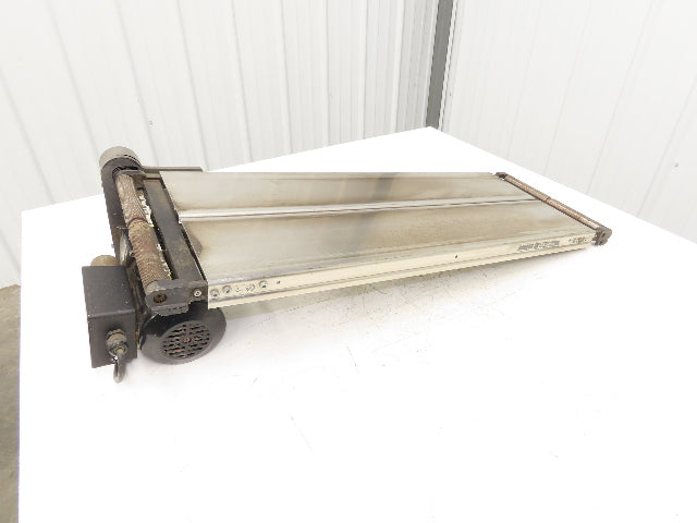 Dorner 6100 Series 12"W x 36"L Flat Belt Conveyor 115V 1PH End Drive 70fpm 900mm