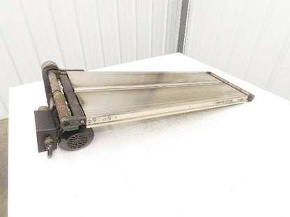 Dorner 6100 Series 12"W x 36"L Flat Belt Conveyor 115V 1PH End Drive 70fpm 900mm