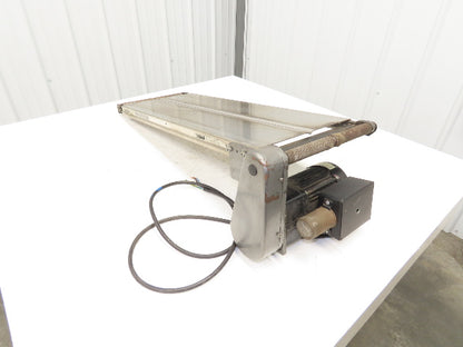 Dorner 6100 Series 12"W x 36"L Flat Belt Conveyor 115V 1PH End Drive 70fpm 900mm