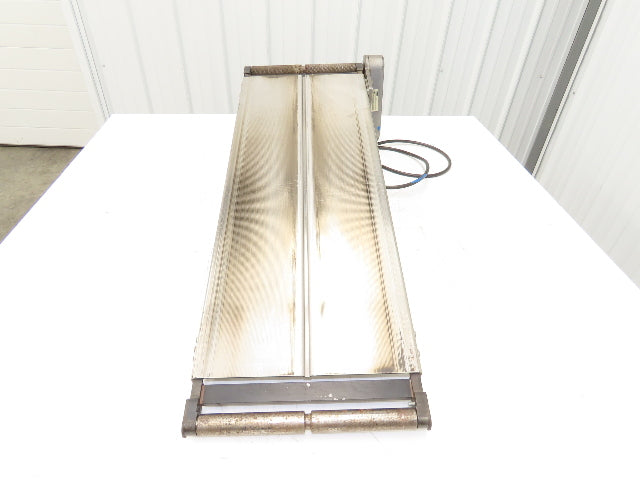 Dorner 6100 Series 12"W x 36"L Flat Belt Conveyor 115V 1PH End Drive 70fpm 900mm