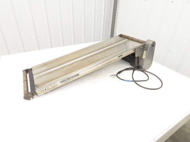 Dorner 6100 Series 12"W x 36"L Flat Belt Conveyor 115V 1PH End Drive 70fpm 900mm