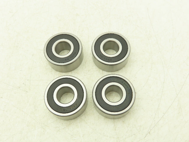53042RS Double Row Sealed Bearing 20mm-ID x 52mm-OD x 22.22mm-Width Lot Of 4