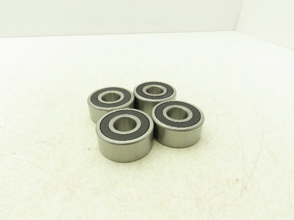 53042RS Double Row Sealed Bearing 20mm-ID x 52mm-OD x 22.22mm-Width Lot Of 4