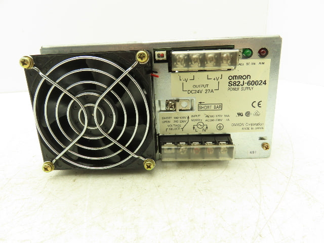 Omron S82J-60024 AC-DC Converter Power Supply In 230V Out 24V 27A