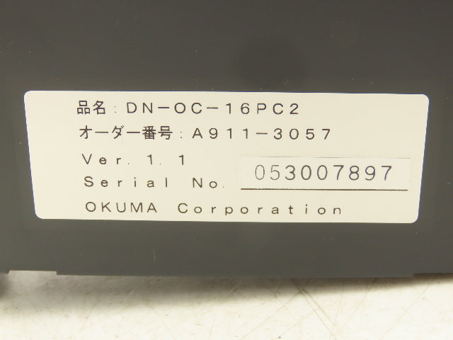 Okuma DN-OC-16PC2 PLC Output Card Module 2A & Power Supply DN-SLV Lot of 5