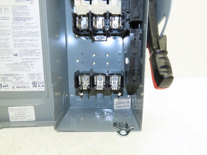 Square D H361 Safety Disconnect Switch 30A 600V 15HP Fused 3 Pole