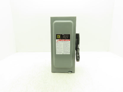 Square D H361 Safety Disconnect Switch 30A 600V 15HP Fused 3 Pole