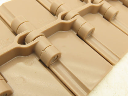 Rexnord LF820K4 Straight TableTop Conveyor Chain 4"x 10' Brown