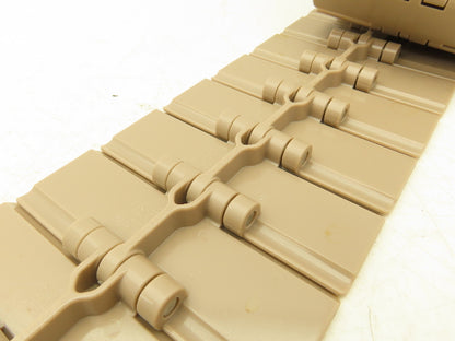 Rexnord LF820K4.5 Straight TableTop Conveyor Chain 4.5"x 10' Brown
