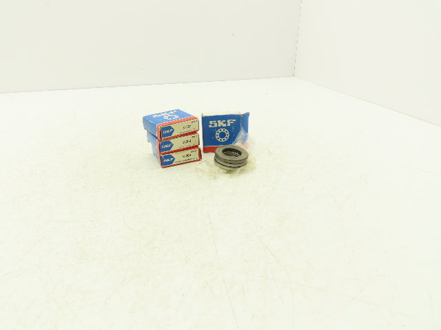 SKF 51204 Thrust Ball Bearing 20mm-ID x 40mm-OD x 14mm-Thickness Lot Of 5