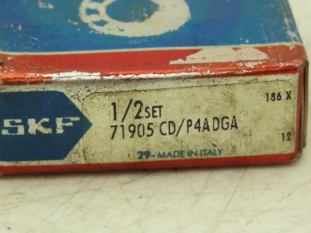 SKF 71905 CD Super Precision Ball Bearing 25mm-ID x 42mm-OD x 9mm-Width