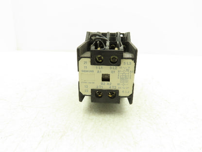Siemens 3TF81 33-0AK1 Compact Reversing Contactor AC 120V Coil 1NO + 1NC Demag