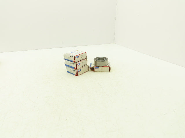 SKF 3206A Double Row Ball Bearing 30mm-ID x 62mm-OD x 23.8mm-Width Lot Of 4