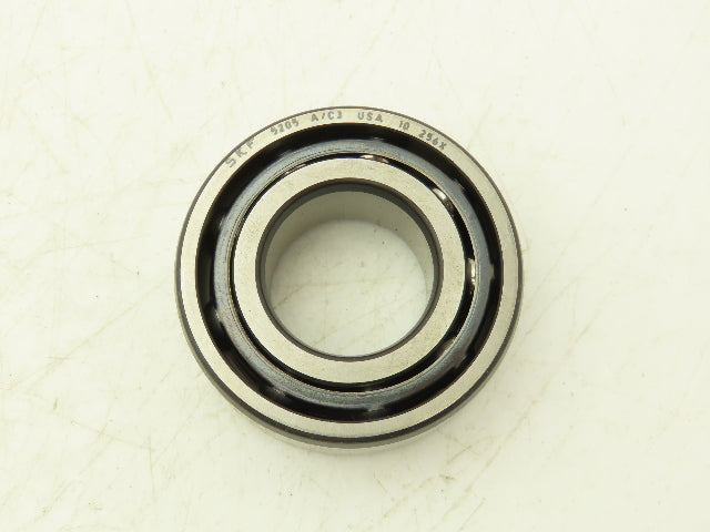 SKF SKF 5205 A/C3 Ball Bearing 25mm-ID x 52mm-OD x 20.6mm-Width Lot Of 2