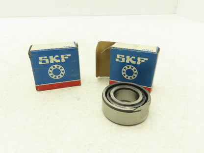 SKF SKF 5205 A/C3 Ball Bearing 25mm-ID x 52mm-OD x 20.6mm-Width Lot Of 2
