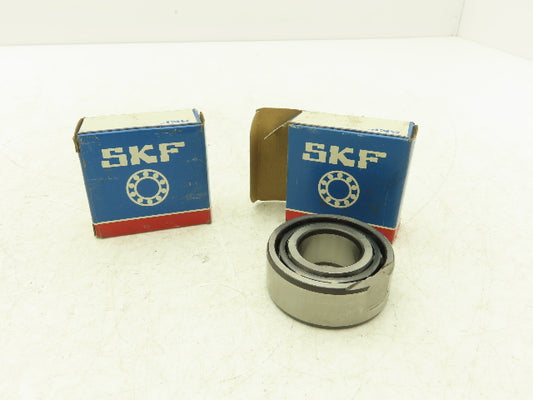 SKF SKF 5205 A/C3 Ball Bearing 25mm-ID x 52mm-OD x 20.6mm-Width Lot Of 2