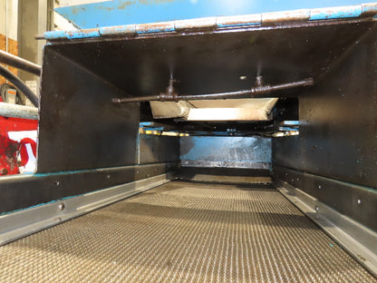 Spartec Steel Parts Conveyor Shaker Feed Bin w/Oiler Pump Mesh Belt & Oil Tank