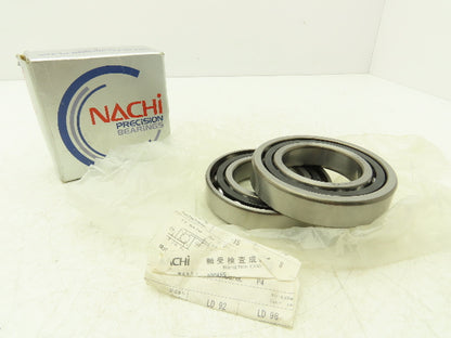Nachi 7212CYDU/GL Ball Bearing 60mm-ID x 110mm - OD x 22mm-Width Set Of 2