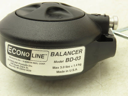 Econo Line BD-03 Tool Spring Balancer Retractable Reel 3Lbs 8 Ft Cable