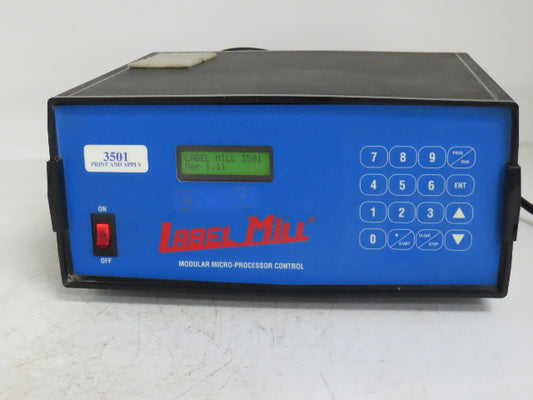 Label Mill 3501 Automated Labeler Micro Processor Control Unit Print Apply